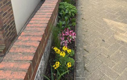 driveway makeover